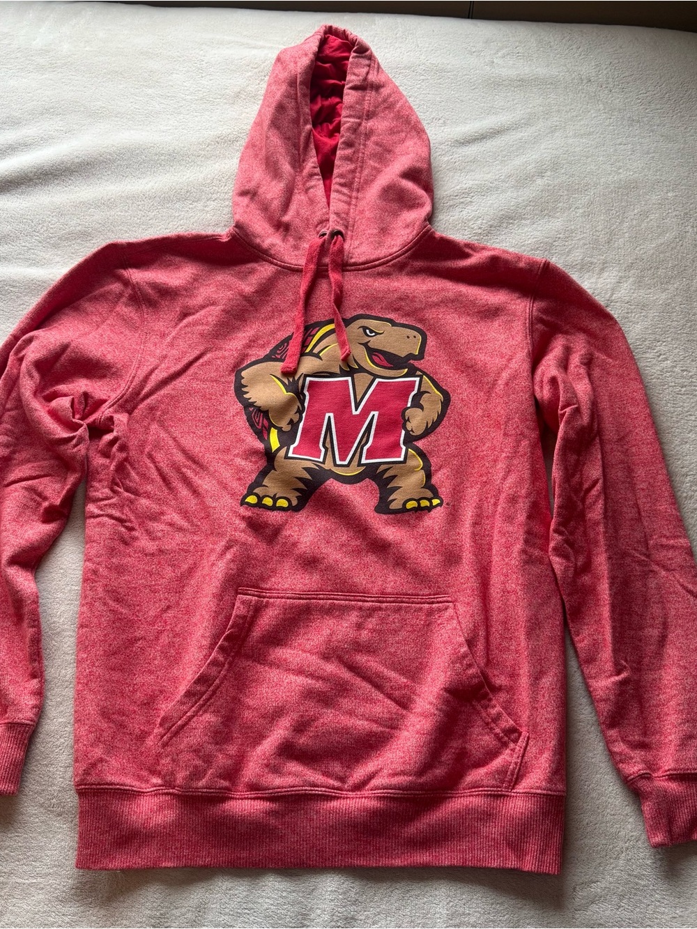 University of Maryland Terrapins Red Hoodie Men's Medium